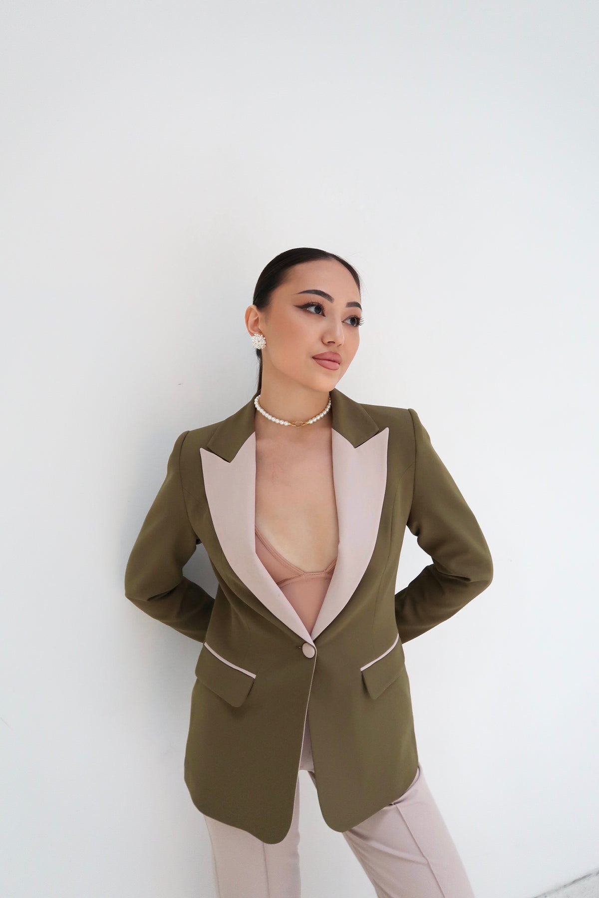 Olive Elegance Suit