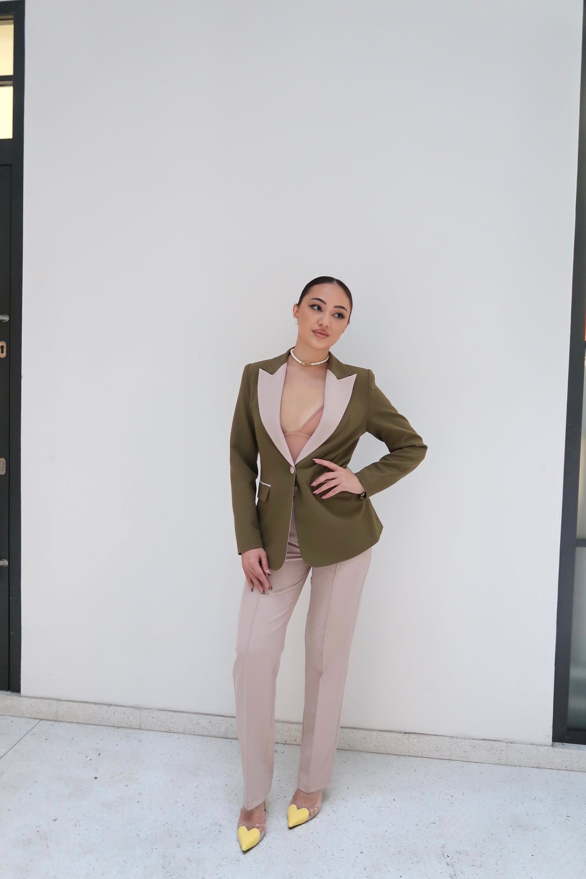 Olive Elegance Suit