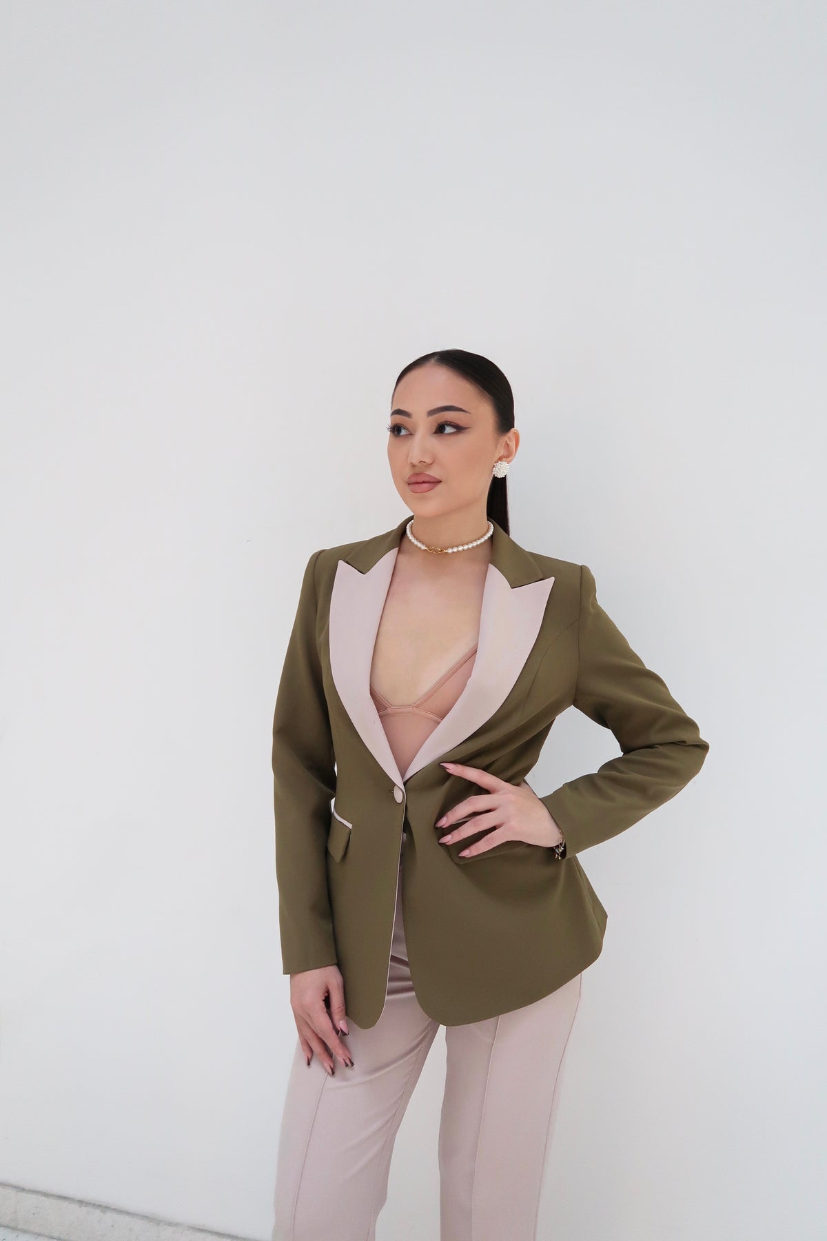 Olive Elegance Suit