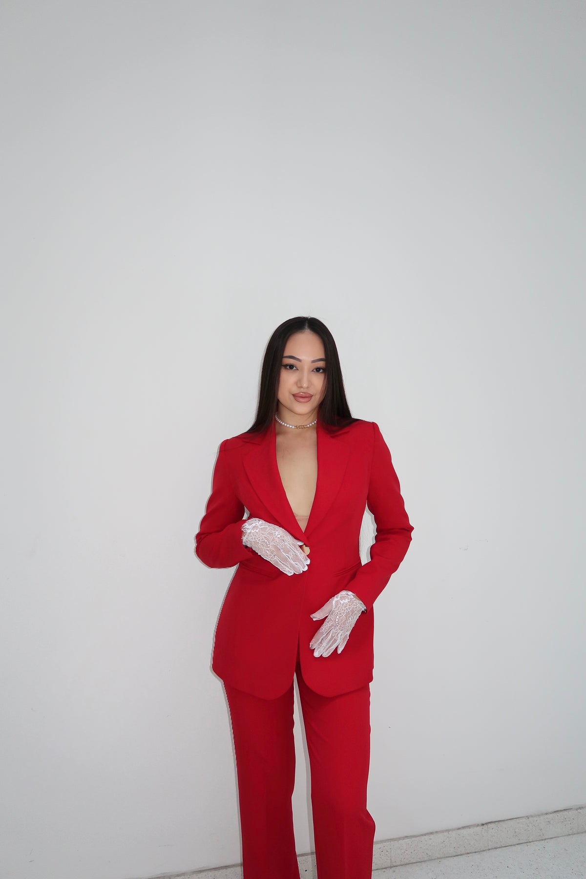 Red Elegance Suit