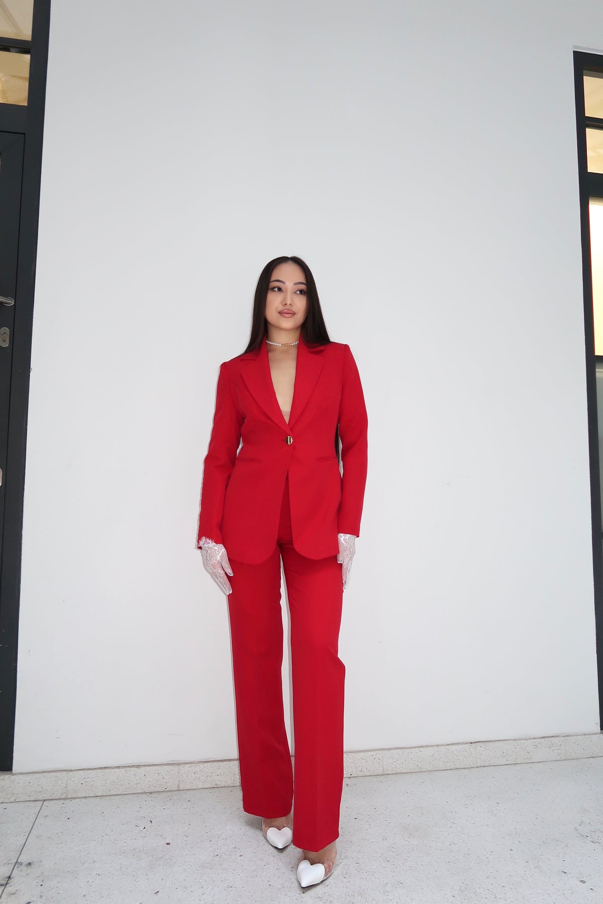 Red Elegance Suit